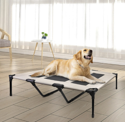 Outdoor Raised Elevated Travel Pet Bed Cots With No Slip Feet