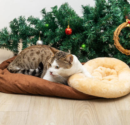 Fleece Warm Covered Cat Snuggle Sack Indoor For Cold Weather