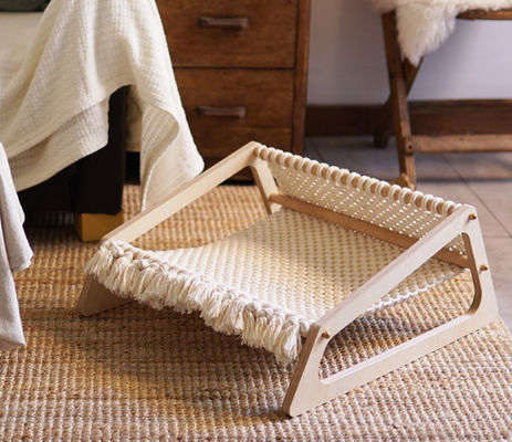 Wooden Cat Lounger Bed Chair Hammocks 2 In 1