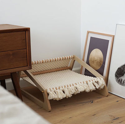 Wooden Cat Lounger Bed Chair Hammocks 2 In 1