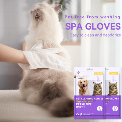 Aloe Vera Extract Pet Disposable Gloves Wet Wipes General Disinfection and Deodorization