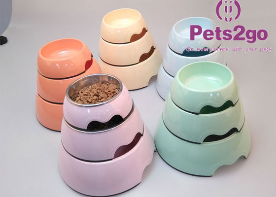 Stainless Steel 350ML 17.5*14*6CM Pet Feeder Bowls