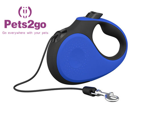 Solid Pattern 146*101*32mm Nylon Retractable Pet Leash