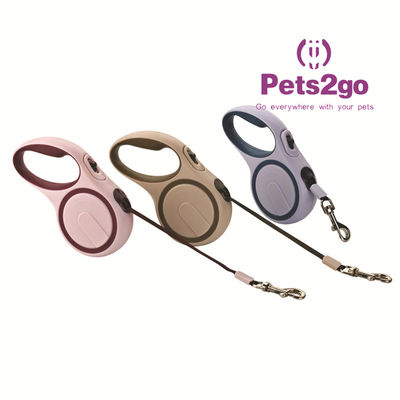 Size M ABS Nylon 0.24kg Retractable Pet Leash