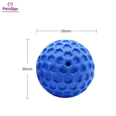 non toxic Interactive Rubber 86mm Dog Play Ball