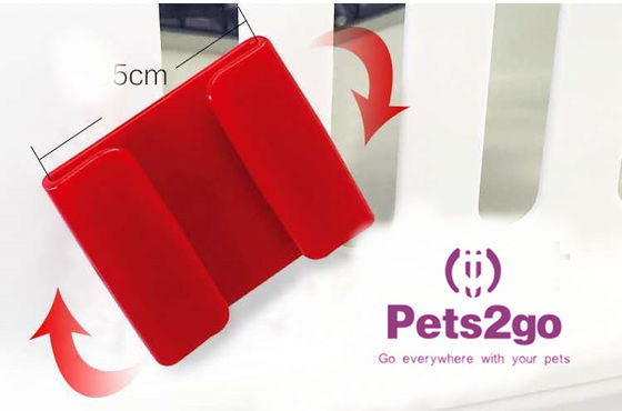 Airline Approved 1.63KG Pet Carrier Cage For Travelling