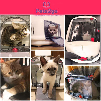 Airline Approved 1.63KG Pet Carrier Cage For Travelling
