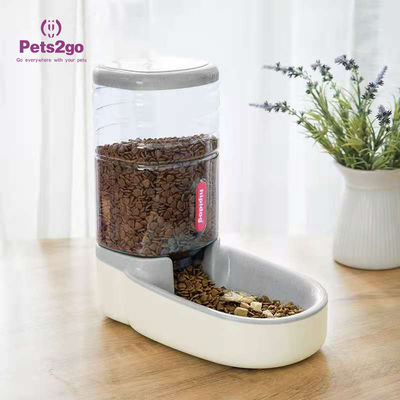 Blue Easy Carrying 2.5kg PP Pet Feeder Bowls
