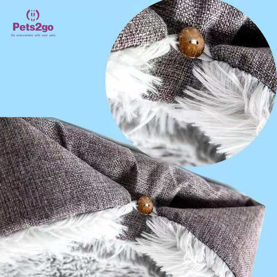 Pets2go Comfortable 61X51cm Pet Linen Plush Mats
