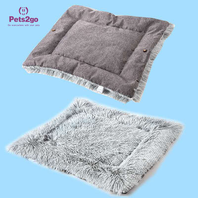 Pets2go Comfortable 61X51cm Pet Linen Plush Mats