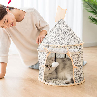 Wire Fixation Four Seasons Collapsible Cat Tunnel Toy