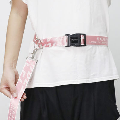 Nylon 3.5x150cm Dog Running Belt , PET Traction Rope Eco Friendly