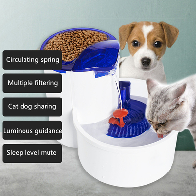 Small Mushroom Pet Water Dispenser Automatic Activated Carbon Filtration