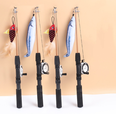 Floppy Moving Fish Cat Toy Non Slip Washable 44x16x3CM