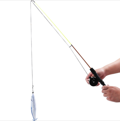 Floppy Moving Fish Cat Toy Non Slip Washable 44x16x3CM