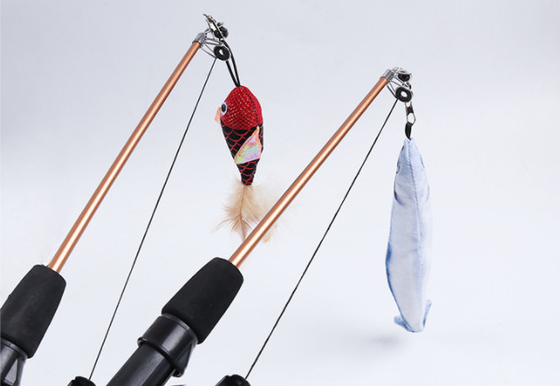 Floppy Moving Fish Cat Toy Non Slip Washable 44x16x3CM