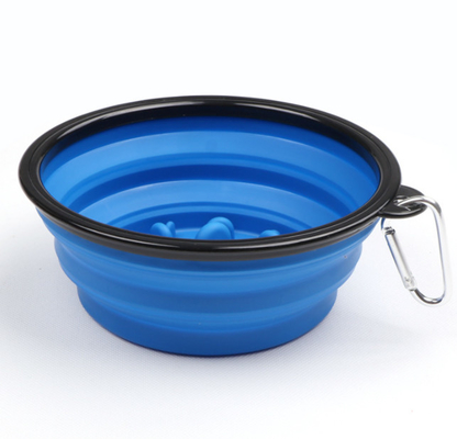 Collapsible Silicone Puzzle Pet Travel Bowl Lead Free