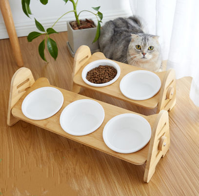 Elevated Porcelain Ceramic Raised Dog Bowls For Small Dogs