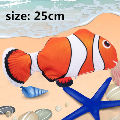 Flippy Dancing Fish Interactive Pets Catnip Cat Toy Moving Fish