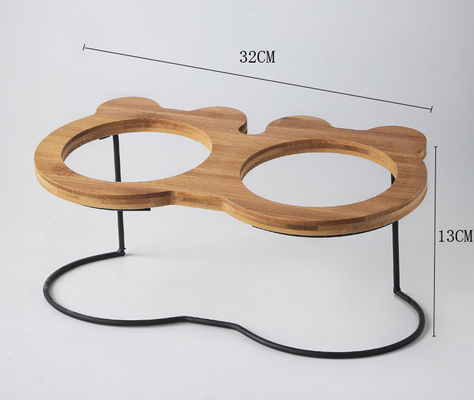 Elevated Ceramic Dog Cat Bowls for Food and Water