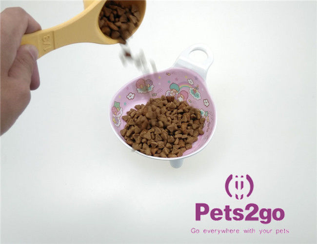 Multi Color 110g Silicone Ceramic Dog Feeding Bowls