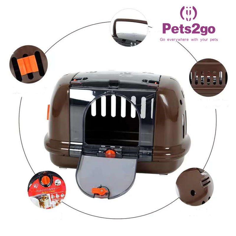 Airline Approved 1.63KG Pet Carrier Cage For Travelling
