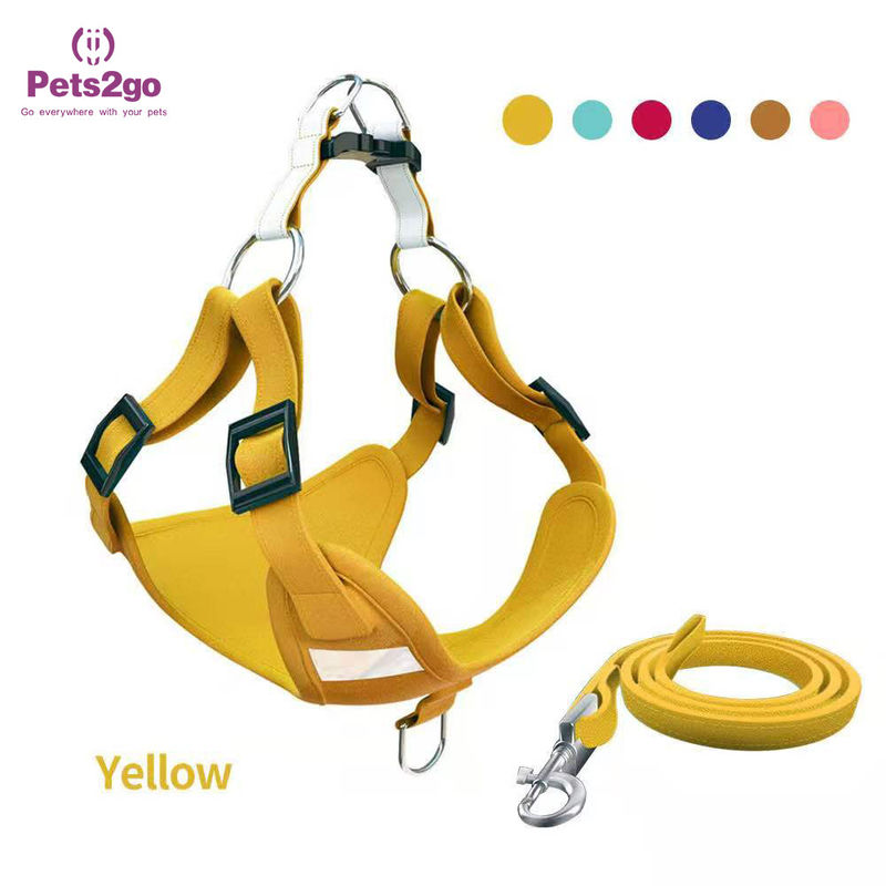 Soft Handles 200g Suede Pet Reflective Chest Strap